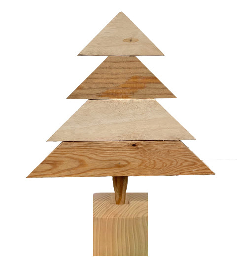 Sapin décoratif en bois
