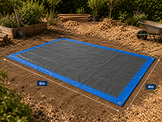 Bâche Standard 04x06 Bleu Royal 73g/m²