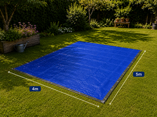 Bâche 04x05 Bleu 120g/m²