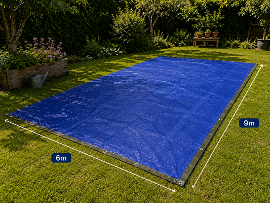 Bâche 06x09 Bleu 120g/m²