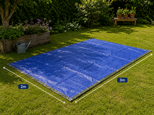 Bâche 02x03 Bleu 120g/m²