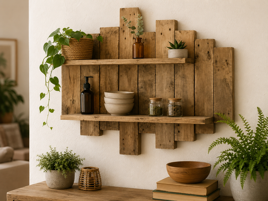 Étagère murale en bois de palette